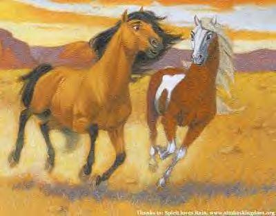 400x312 Spirit Stallion Of The Cimarron Images Spirit Concept Art - Spirit Stallion Of The Cimarron Painting