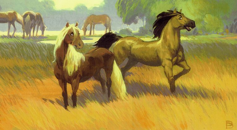 766x419 Spirit Stallion Of The Cimarron - Spirit Stallion Of The Cimarron Painting