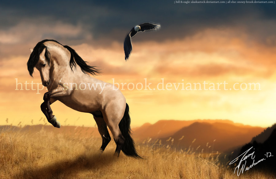 900x585 Spirit Stallion Of The Cimarron By Snowy Brook - Spirit Stallion Of The Cimarron Painting