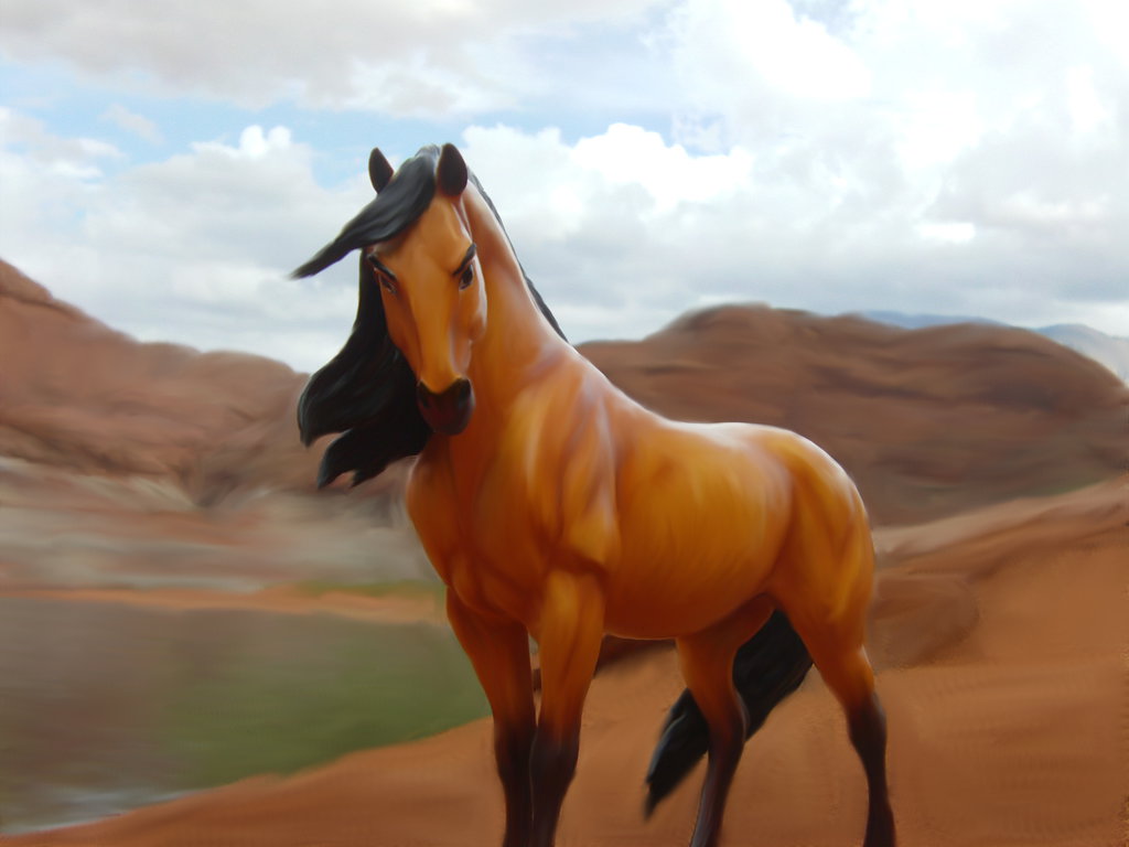 1024x768 Spirit Stallion Of The Cimarron By Stormyesprit - Spirit Stallion Of The Cimarron Painting