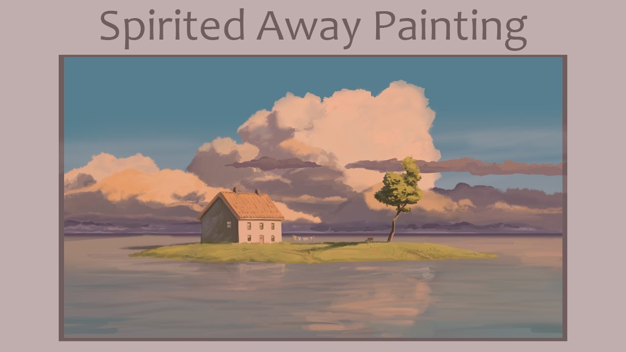 1280x720 Painting Studio Ghibli Backgrounds - Spirited Away Painting