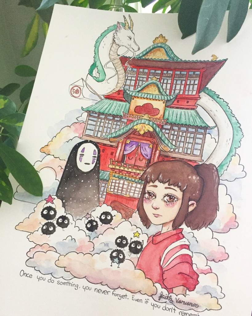 819x1024 Spirited Away! Art Amino - Spirited Away Painting