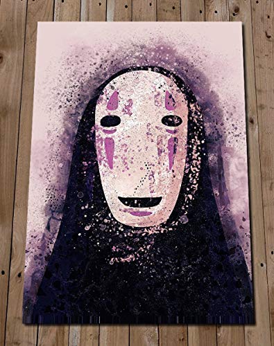 395x500 No Face Art Print - Spirited Away Painting
