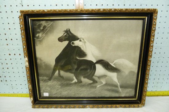 550x365 Spirited Horses Storm - Spirited Horses Painting