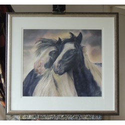 250x250 Spirited Horses - Spirited Horses Painting
