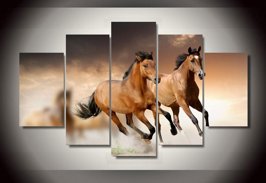 880x604 Free Spirited Horses Spirited Print - Spirited Horses Painting