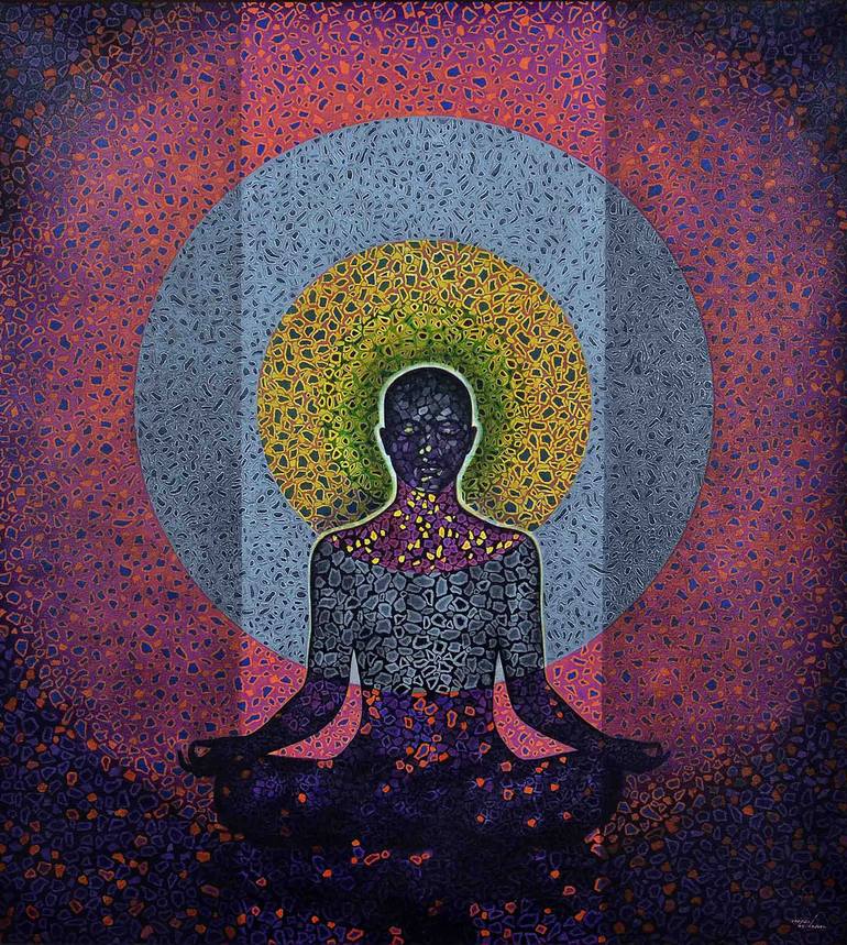 770x859 Saatchi Art Spiritual Painting By Nijesh Mohan - Spiritual Painting