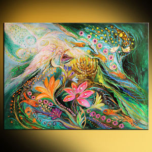 300x300 Dreams About Chagall Spiritual Jewish Art Figurative Painting - Spiritual Painting