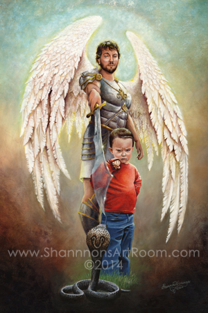 300x450 Shannon Wirrenga's Art Room - Spiritual Warfare Painting