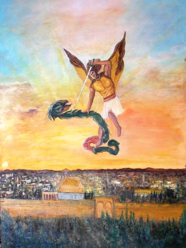 375x499 Spiritual Warfare Paintings For Sale Saatchi Art - Spiritual Warfare Painting