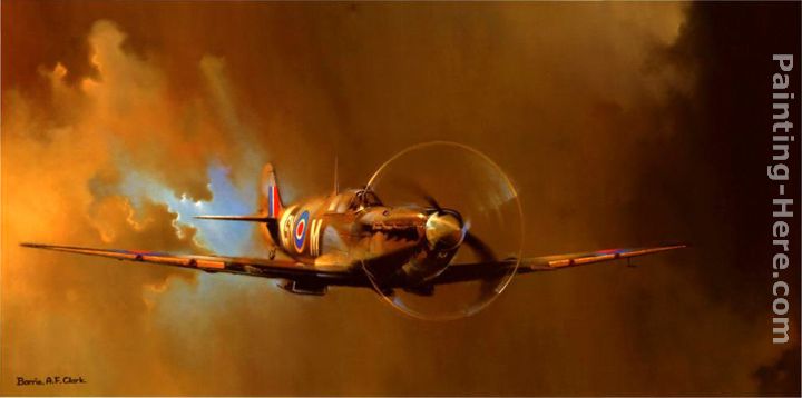 720x358 2011 Spitfire By Barrie Clark Painting Anysize 50% Off - Spitfire Painting