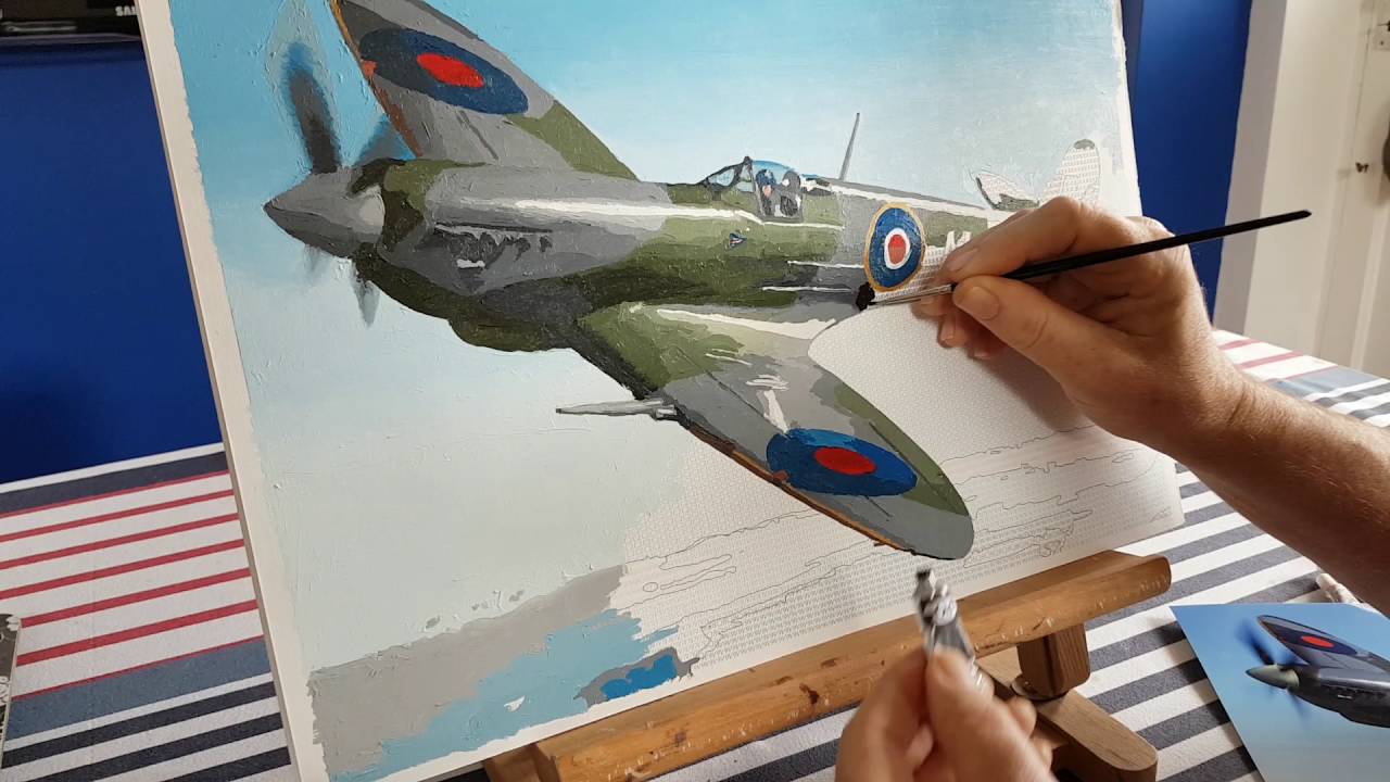 1280x720 Spitfire Oil Painting Kit - Spitfire Painting