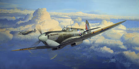 450x223 Stunning Spitfire Painting Reproductions For Sale On Fine Art Prints - Spitfire Painting