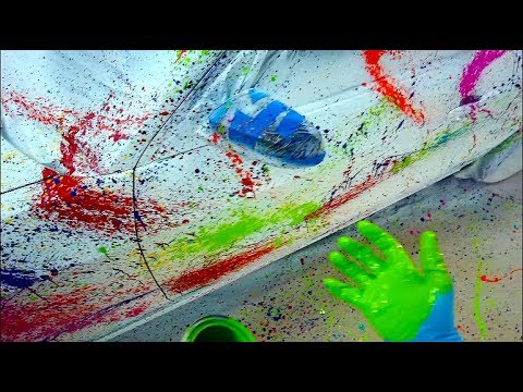 480x360 Splatter Paint Art Car With Plasti Dip - Splash Painting