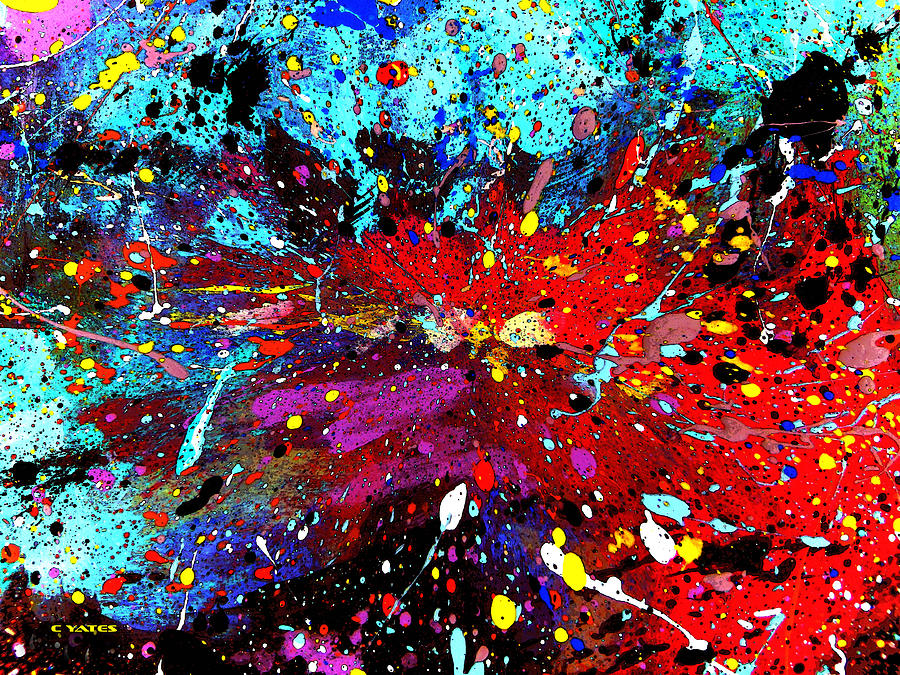 900x675 Splish And Splash Painting By Charles Yates - Splash Painting