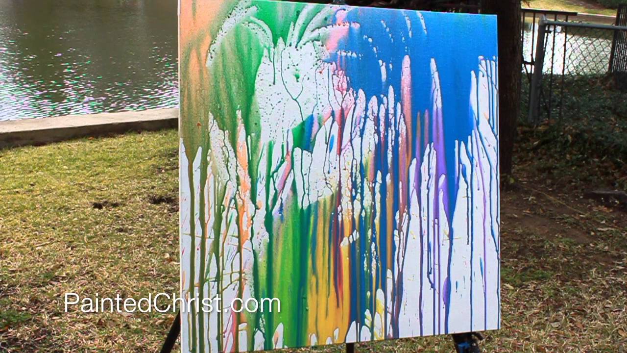 1280x720 Fast Jesus Christ Splash Painting - Splash Painting
