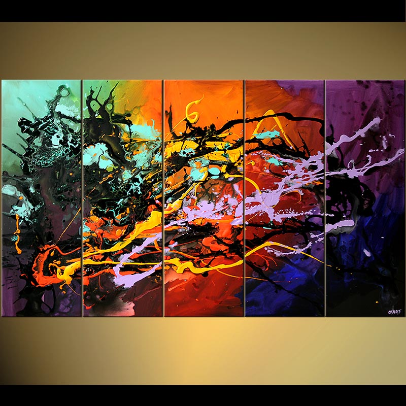 800x800 Painting - Splash Painting Art