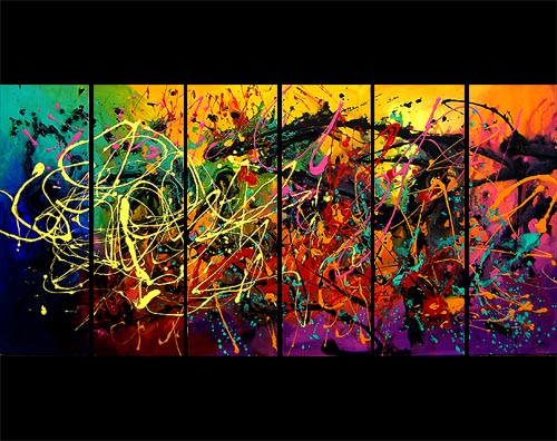 500x396 Painting - Splash Painting Art