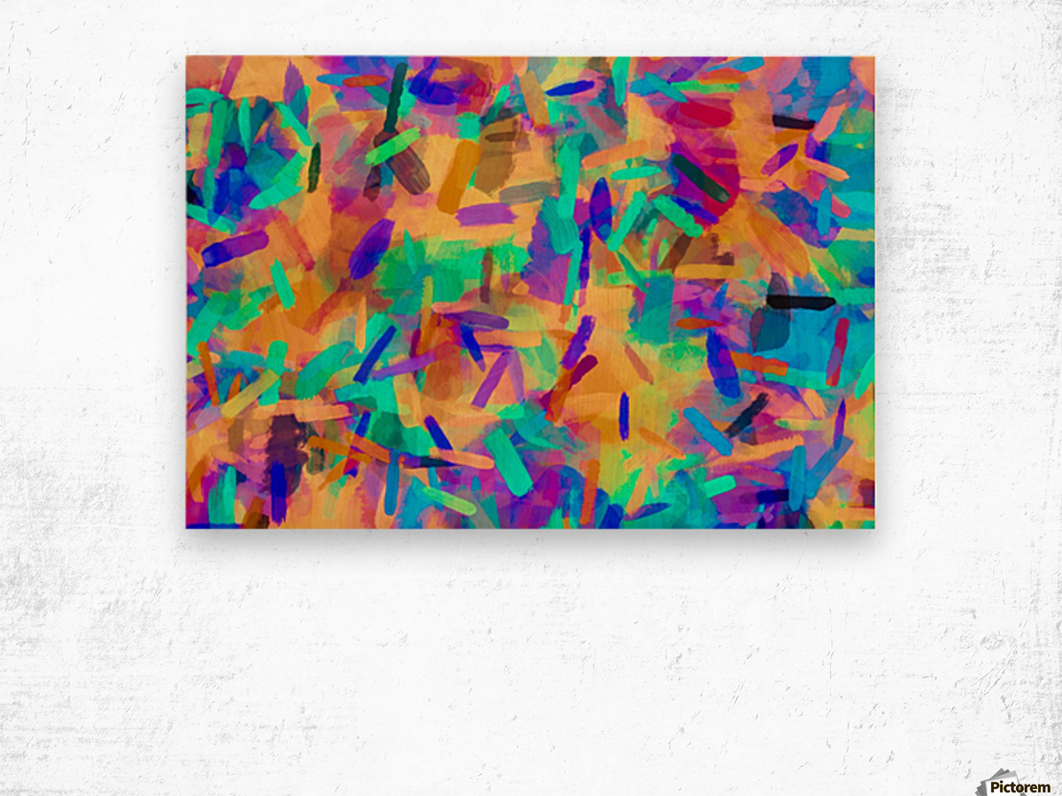 1200x900 Psychedelic Splash Painting Abstract In Orange Purple Green Pink - Splash Painting Art