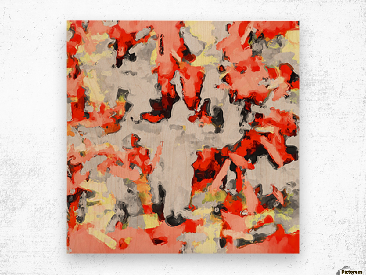 1200x900 Splash Painting Texture Abstract Background In Red Pink Yellow - Splash Painting Art