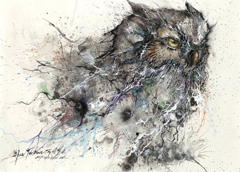 1000x718 Watercolor Splash - Splash Painting Art