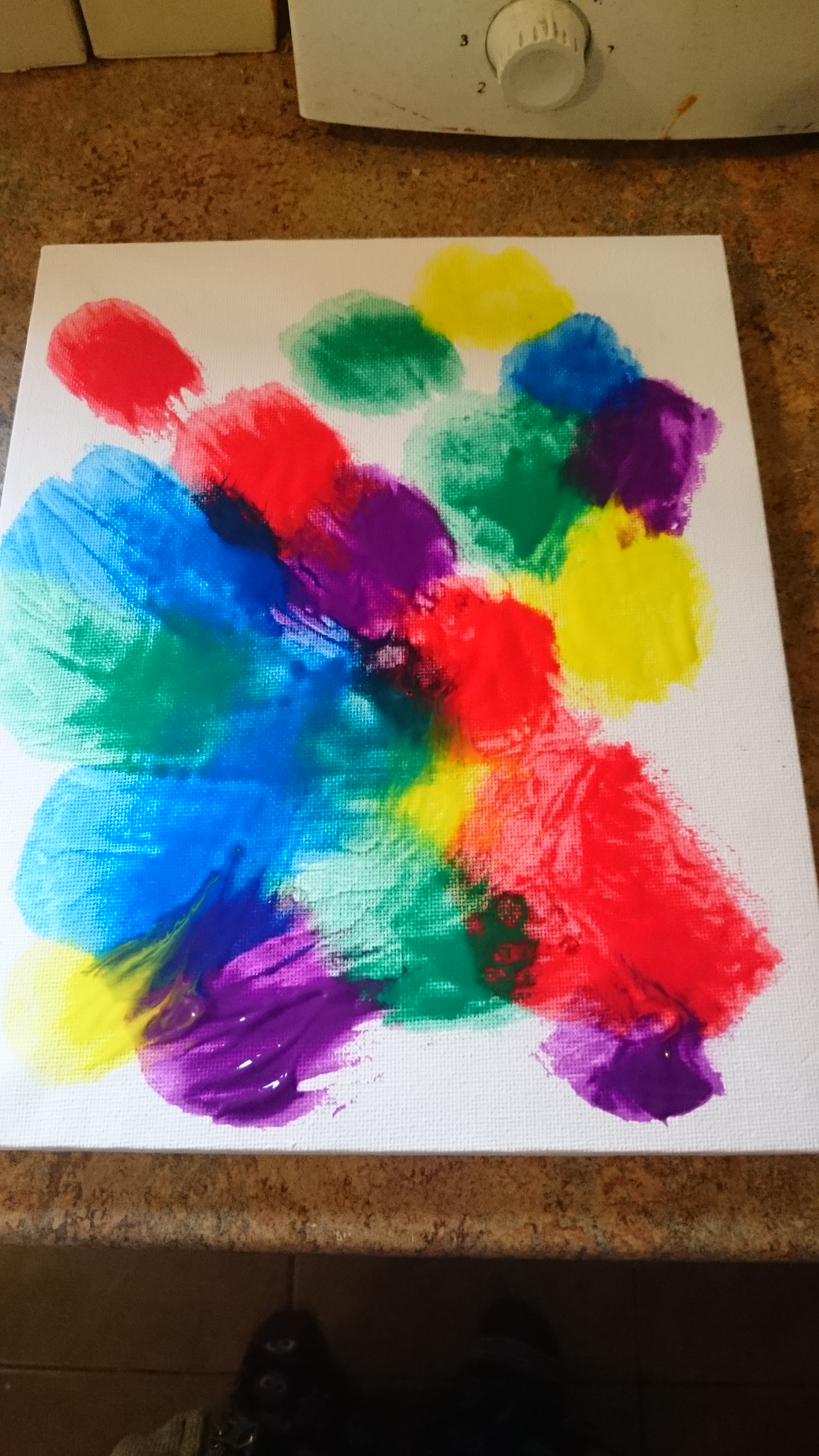 2160x3840 Splat Painting Elderberry Days - Splat Painting