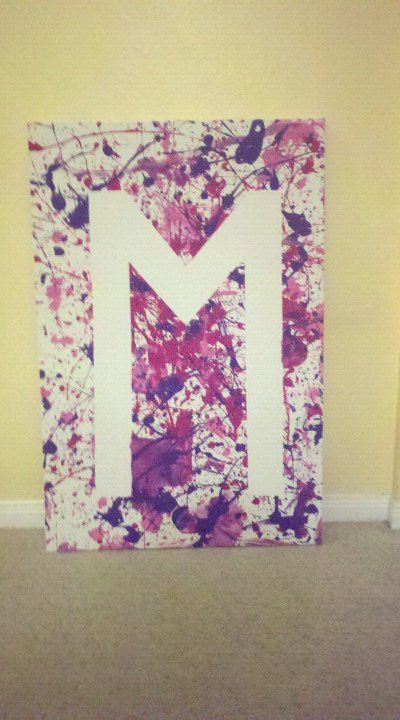 400x720 Splatter Paint Party. All The Guests Joined Ingether - Splatter Painting Canvas