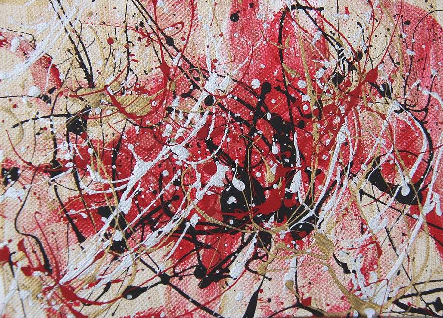 900x646 The Horror Behind Splatter Paintings Horror Amino - Splatter Painting Canvas