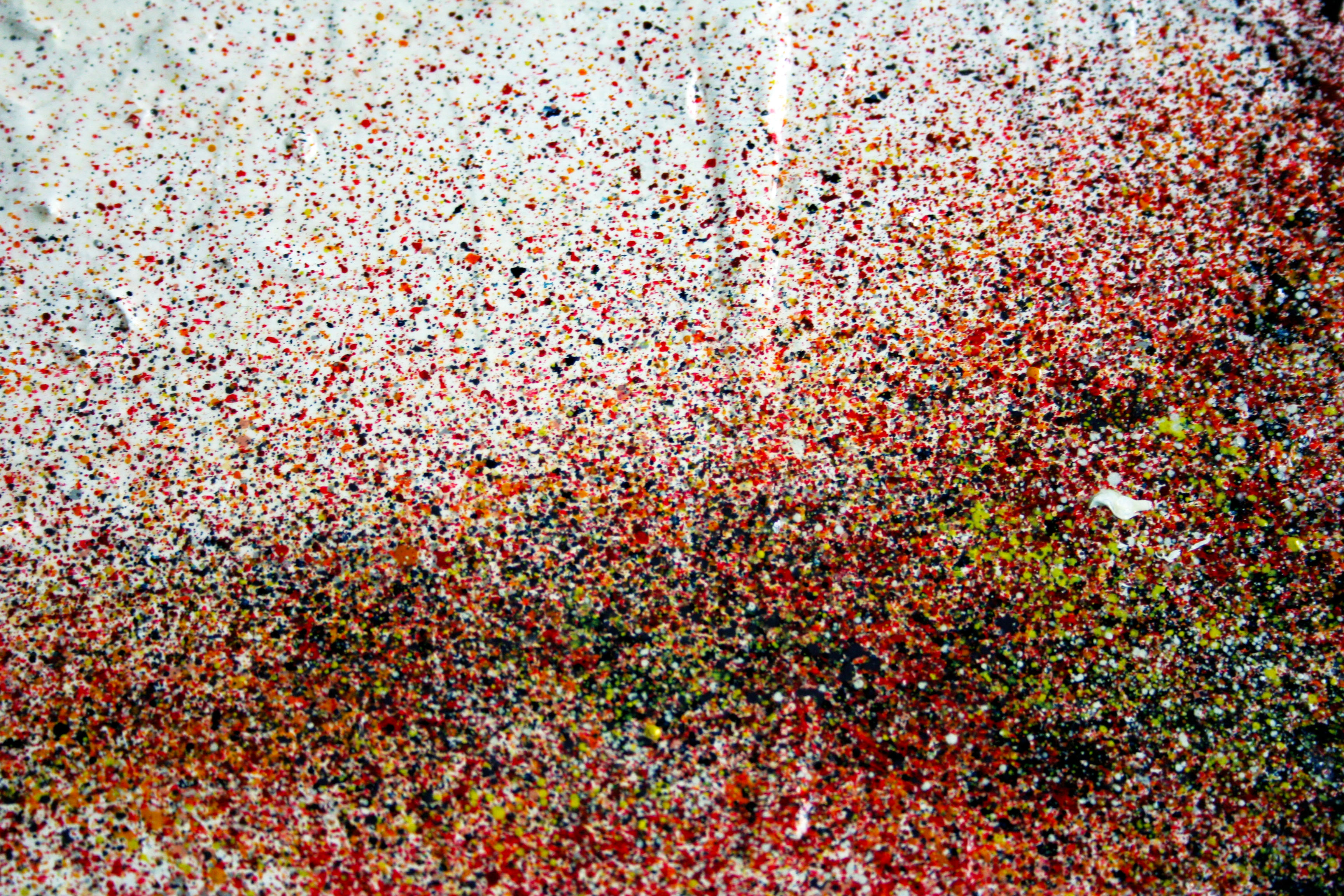 3456x2304 Canvas A Patriot In Prague - Splatter Painting Canvas