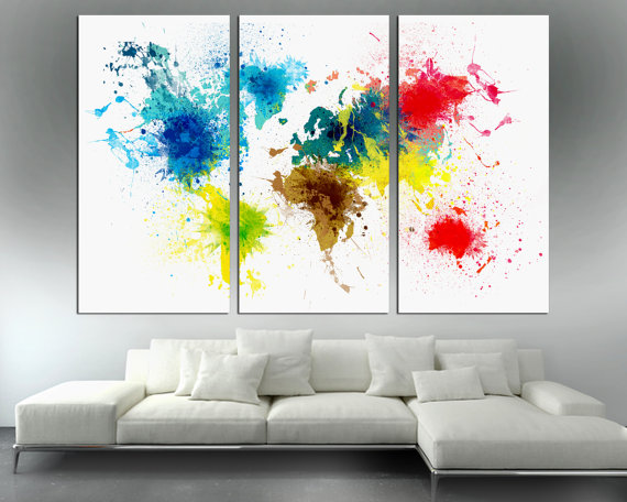 Split Canvas Painting at PaintingValley.com | Explore collection of ...