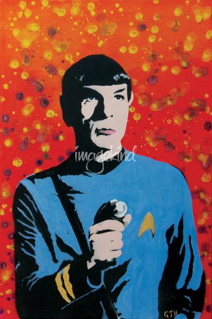 Spock Painting at PaintingValley.com | Explore collection of Spock Painting