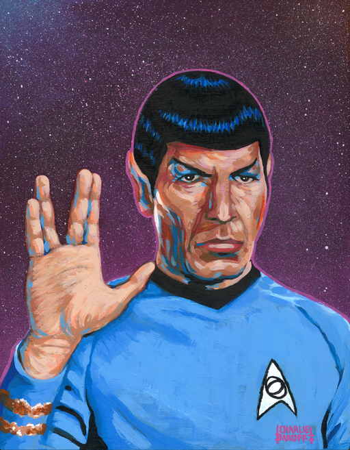 512x657 Recent Work Charles Baruffi - Spock Painting