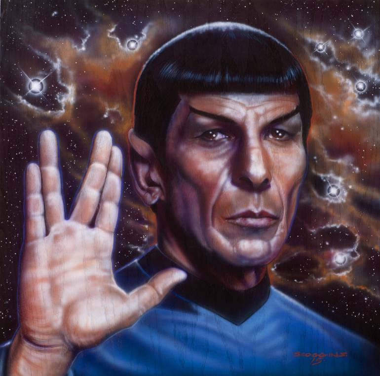 770x763 Saatchi Art Spock Painting By Tim Scoggins - Spock Painting