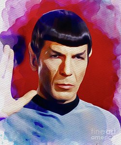 250x300 Spock Paintings Fine Art America - Spock Painting