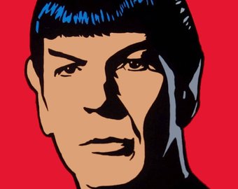 340x270 Spock Painting Etsy - Spock Painting