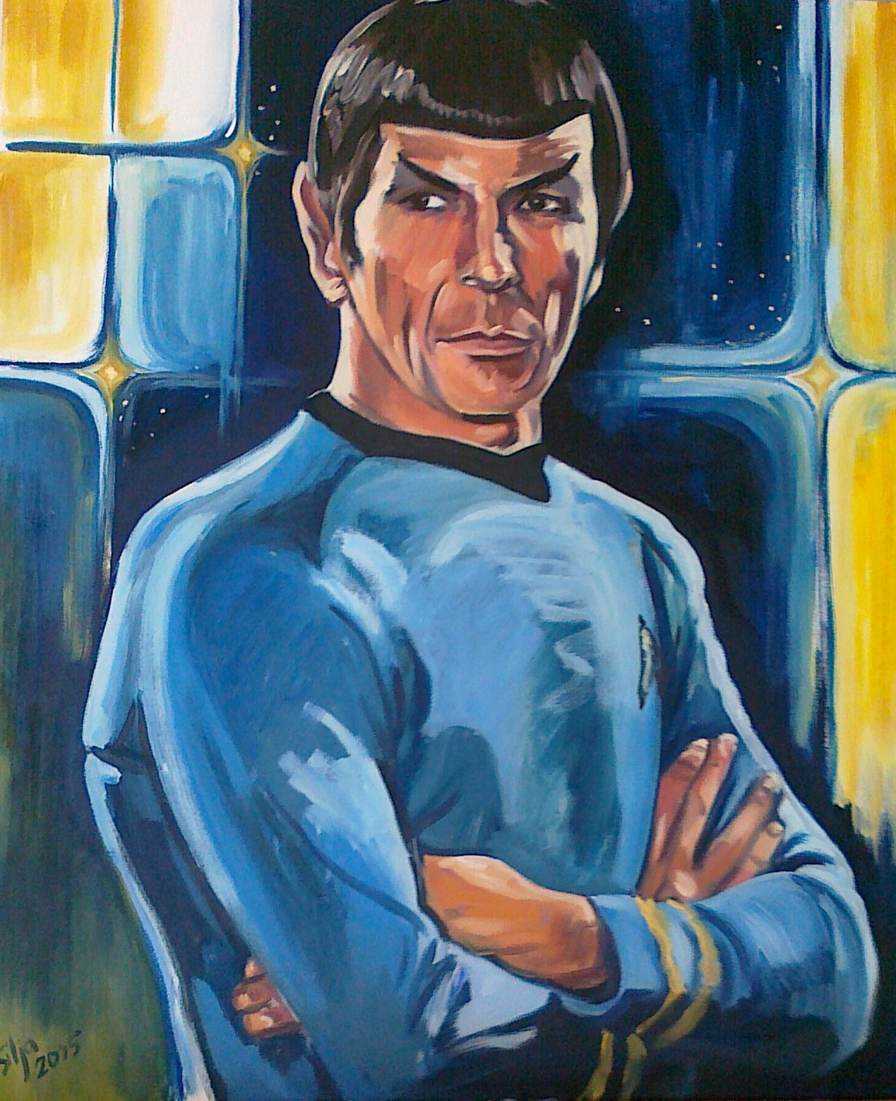 Spock Painting at PaintingValley.com | Explore collection of Spock Painting