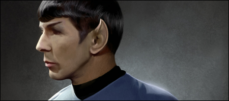 450x200 Fan Art Friday Spock Fandomania - Spock Painting