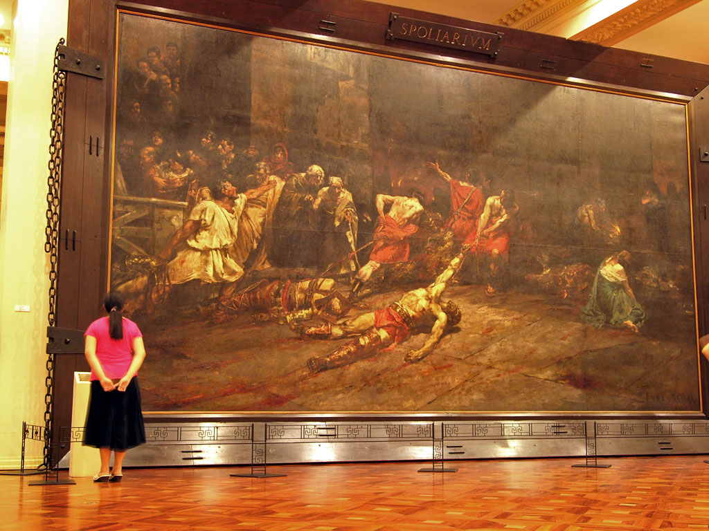 1024x768 National Museum Of The Philippines - Spolarium Painting