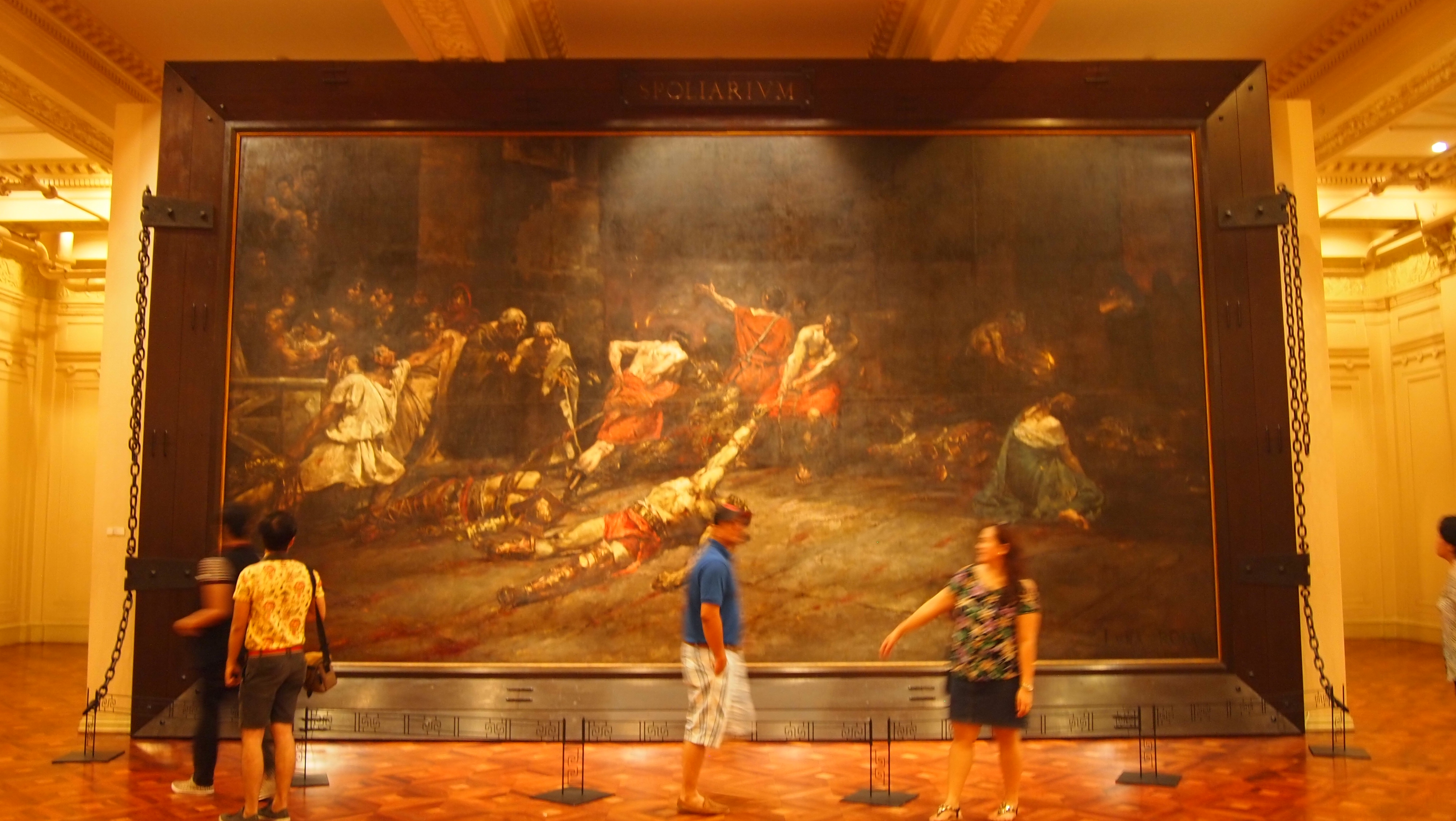 4032x2272 Sculptures And Figures - Spolarium Painting