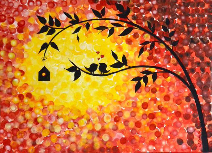 700x505 How To Use Sponge Pouncers - Sponge Painting