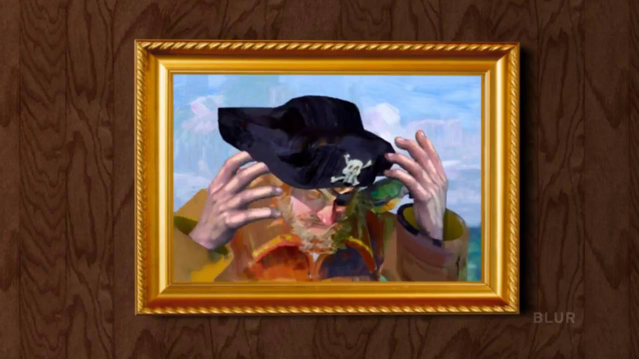 1280x720 Spongebob Squarepants 4 D3 D The Ride! (2005) - Spongebob Captain Painting