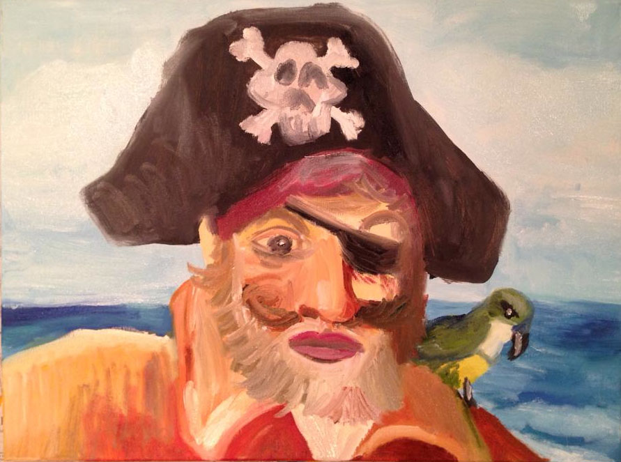 891x663 Are You Ready Kids For Bad Fan Art Spongebob Squarepants Know - Spongebob Captain Painting