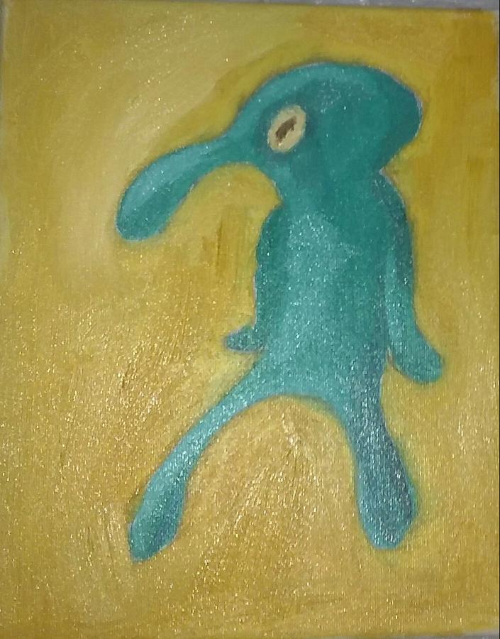 705x900 Spongebob Paintings Fine Art America - Spongebob Captain Painting