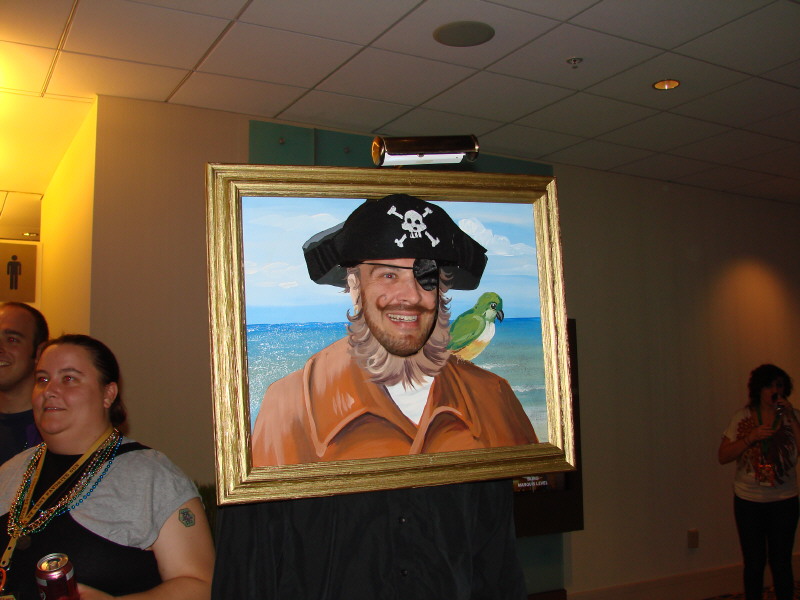 800x600 Best Cosplay Ever - Spongebob Captain Painting