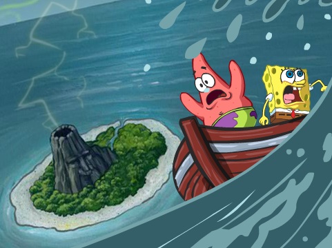 481x360 Play Spongebob Monster Island Game Yasinka Games - Spongebob Painting Games