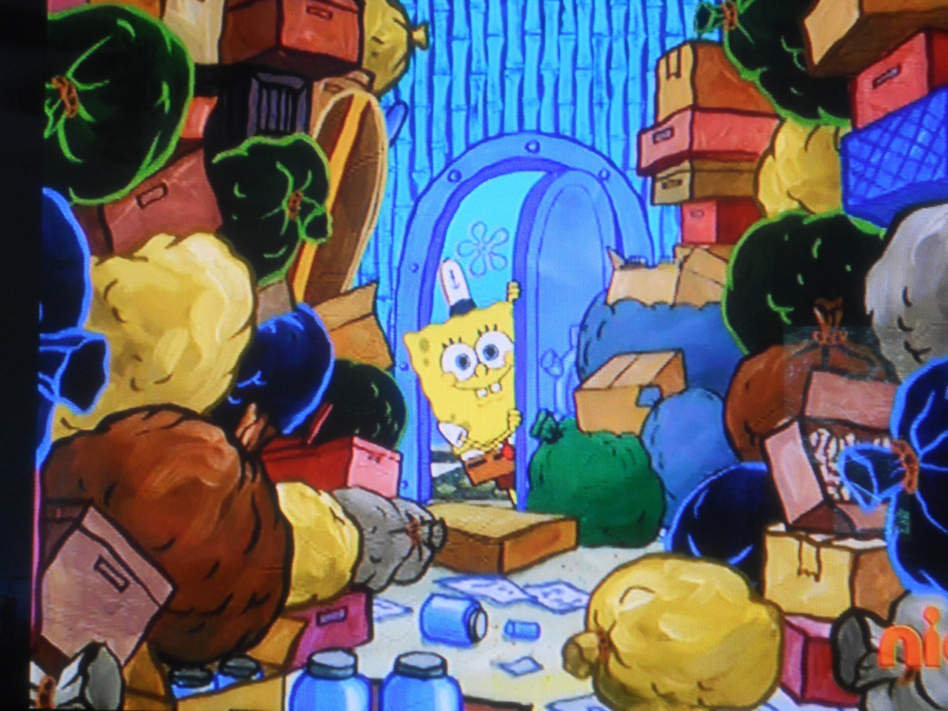 4000x3000 Spongebob Hoarderpants Hoarding Memory - Spongebob Painting Games