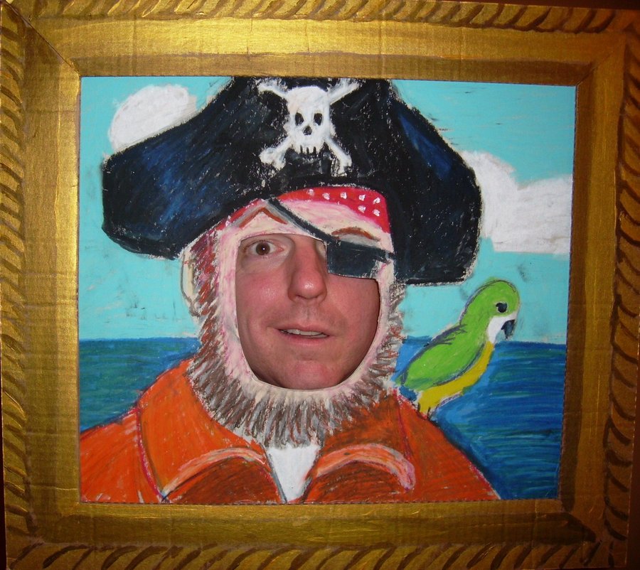 900x802 Halloween Costume By Chrisbrowne - Spongebob Pirate Painting