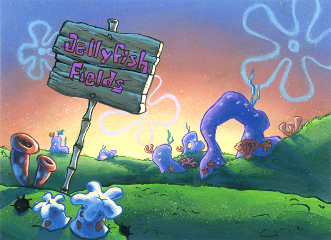 667x484 Image - Spongebob Squarepants Painting