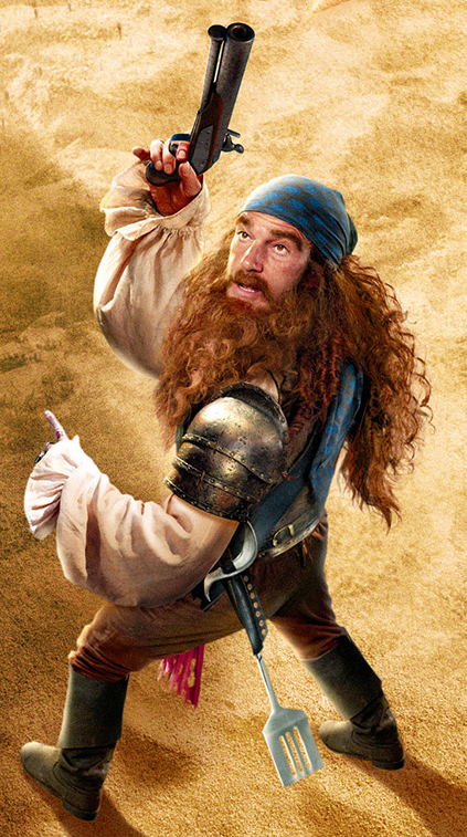 423x757 Burger Beard Villains Wiki Fandom Powered By Wikia - Spongebob Squarepants Pirate Painting