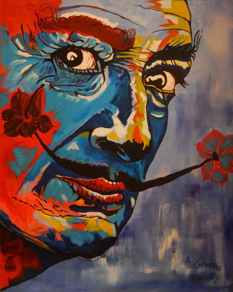 770x967 Saatchi Art Dali Spontaneous Painting By Alejandro Guevara - Spontaneous Painting